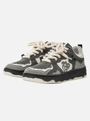 Niceprimes Vintage Niche Casual Couple Skate Shoes
