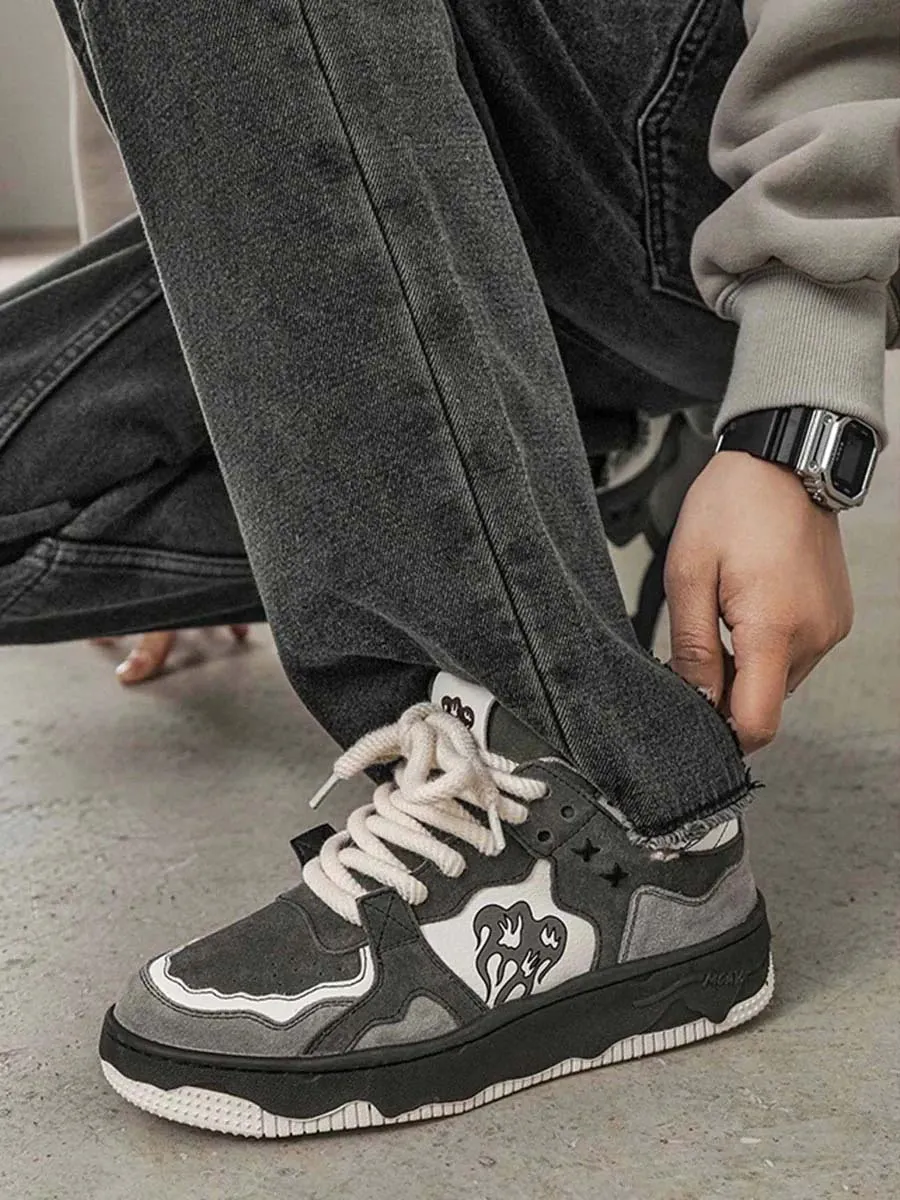 Niceprimes Vintage Niche Casual Couple Skate Shoes