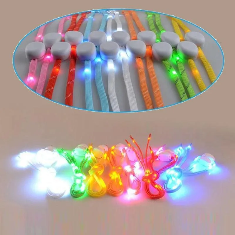 Night Running LED Luminous Flat Shoelaces