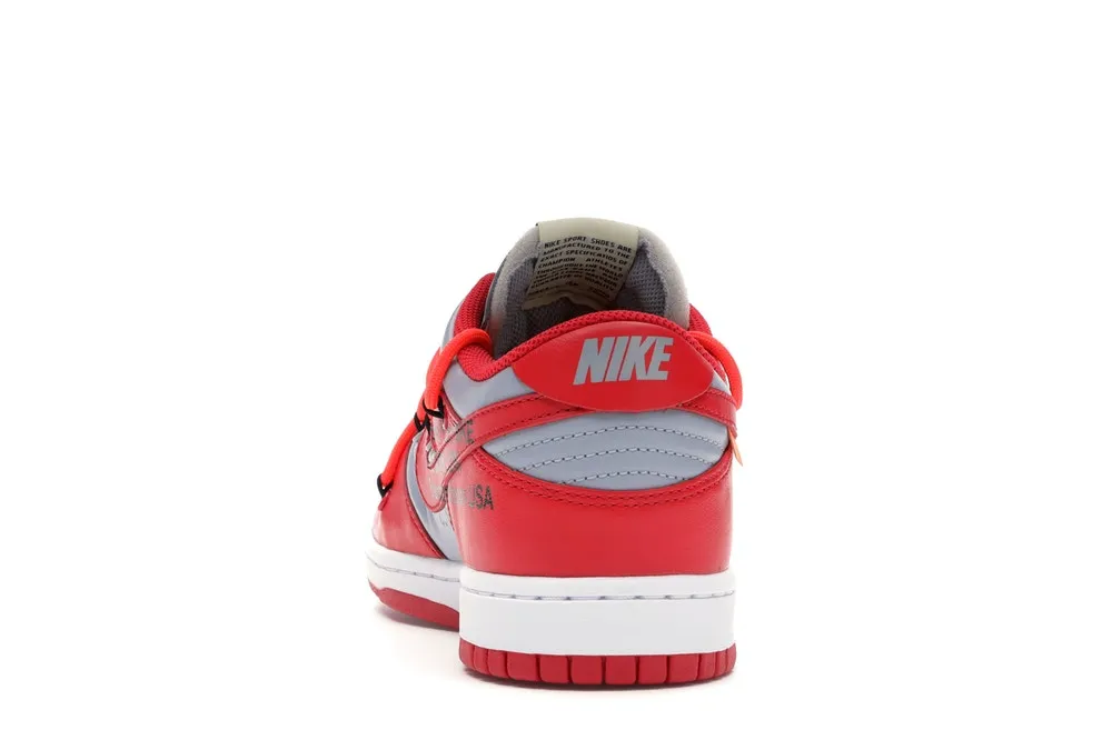 NIKE DUNK LOW OFF-WHITE UNIVERSITY RED