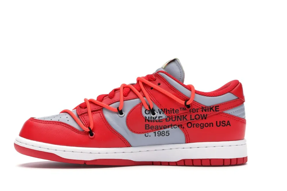 NIKE DUNK LOW OFF-WHITE UNIVERSITY RED