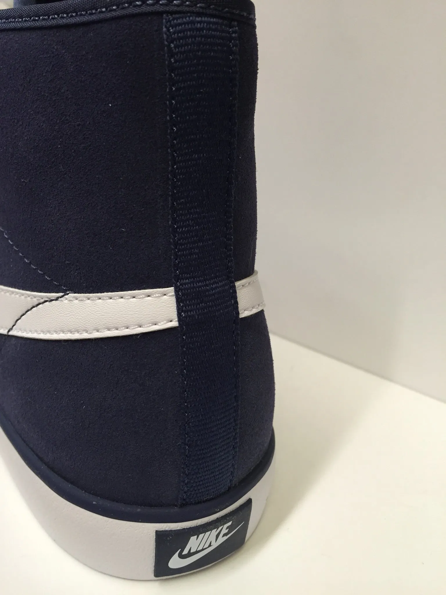 Nike Primo court navy hi top trainers unisex
