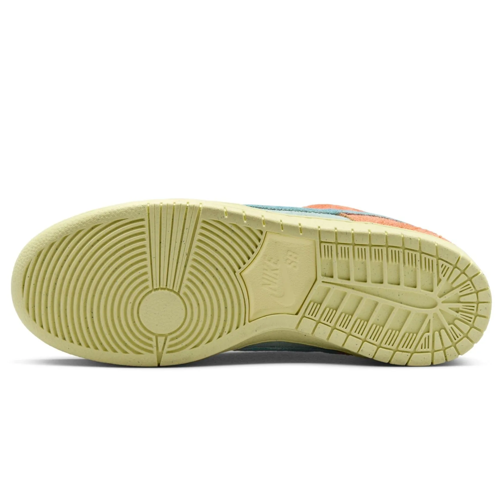 Nike SB Dunk Low Pro Premium Skateboard Shoe - Orange/Noise Aqua-Emerald Rise-Orange