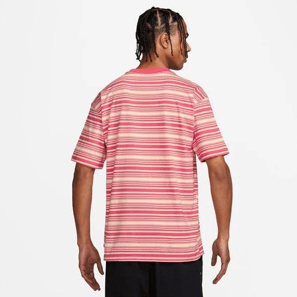 Nike SB Striped Embroidered Max90 Skate Tee Guava Ice
