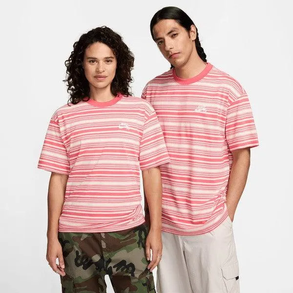 Nike SB Striped Embroidered Max90 Skate Tee Guava Ice