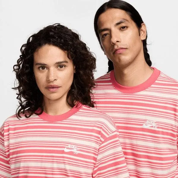 Nike SB Striped Embroidered Max90 Skate Tee Guava Ice