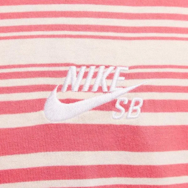 Nike SB Striped Embroidered Max90 Skate Tee Guava Ice