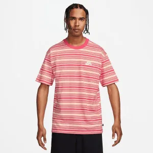 Nike SB Striped Embroidered Max90 Skate Tee Guava Ice