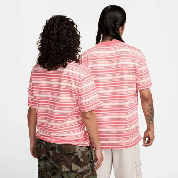 Nike SB Striped Embroidered Max90 Skate Tee Guava Ice