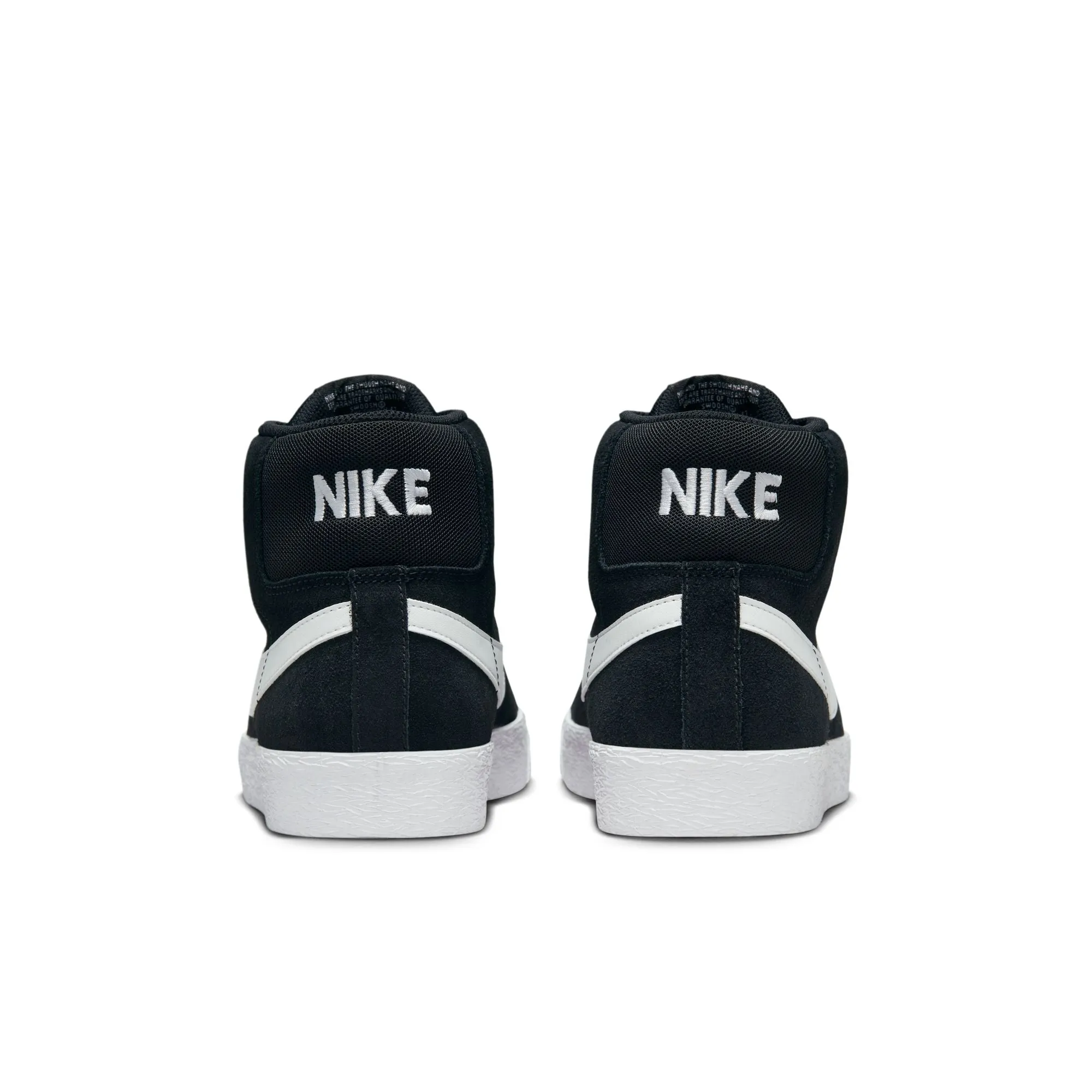 Nike SB Zoom Blazer Mid Skate Shoes-Black/White-White