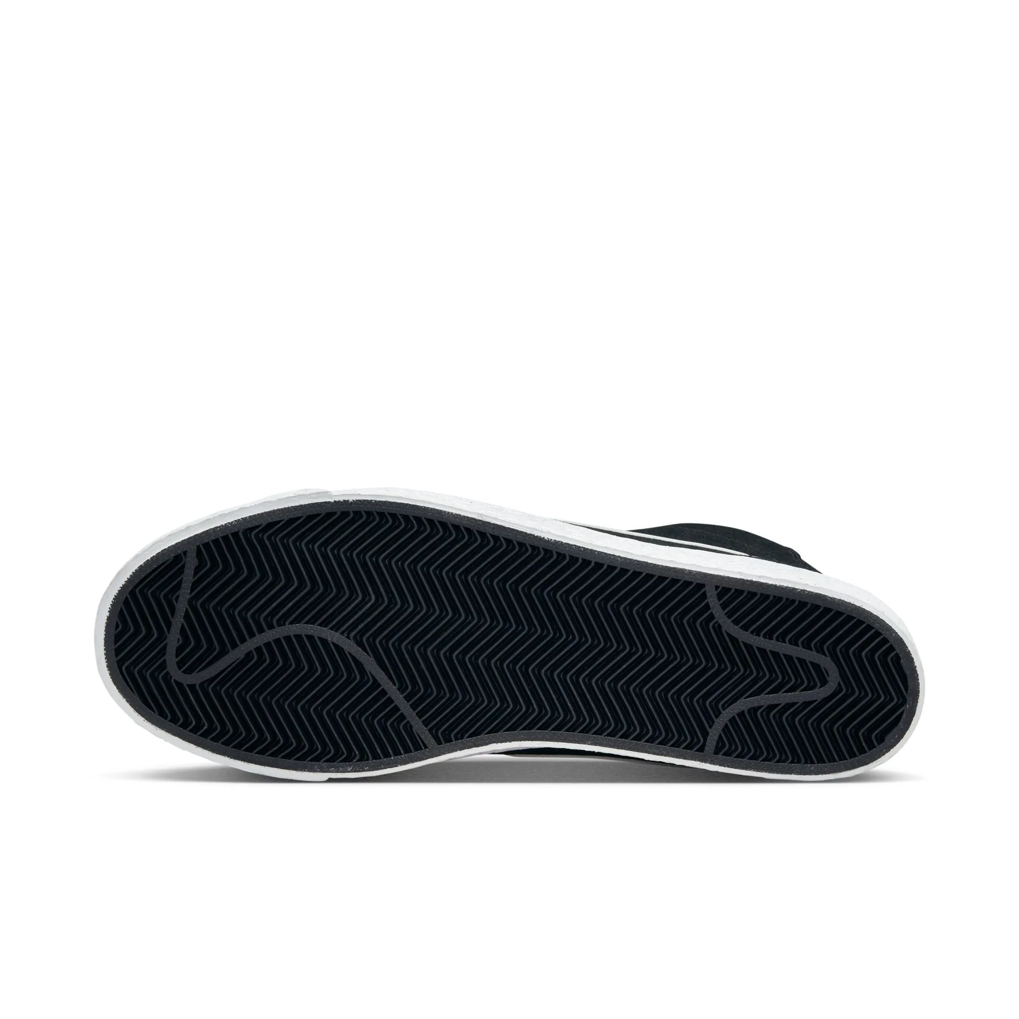 Nike SB Zoom Blazer Mid Skate Shoes-Black/White-White