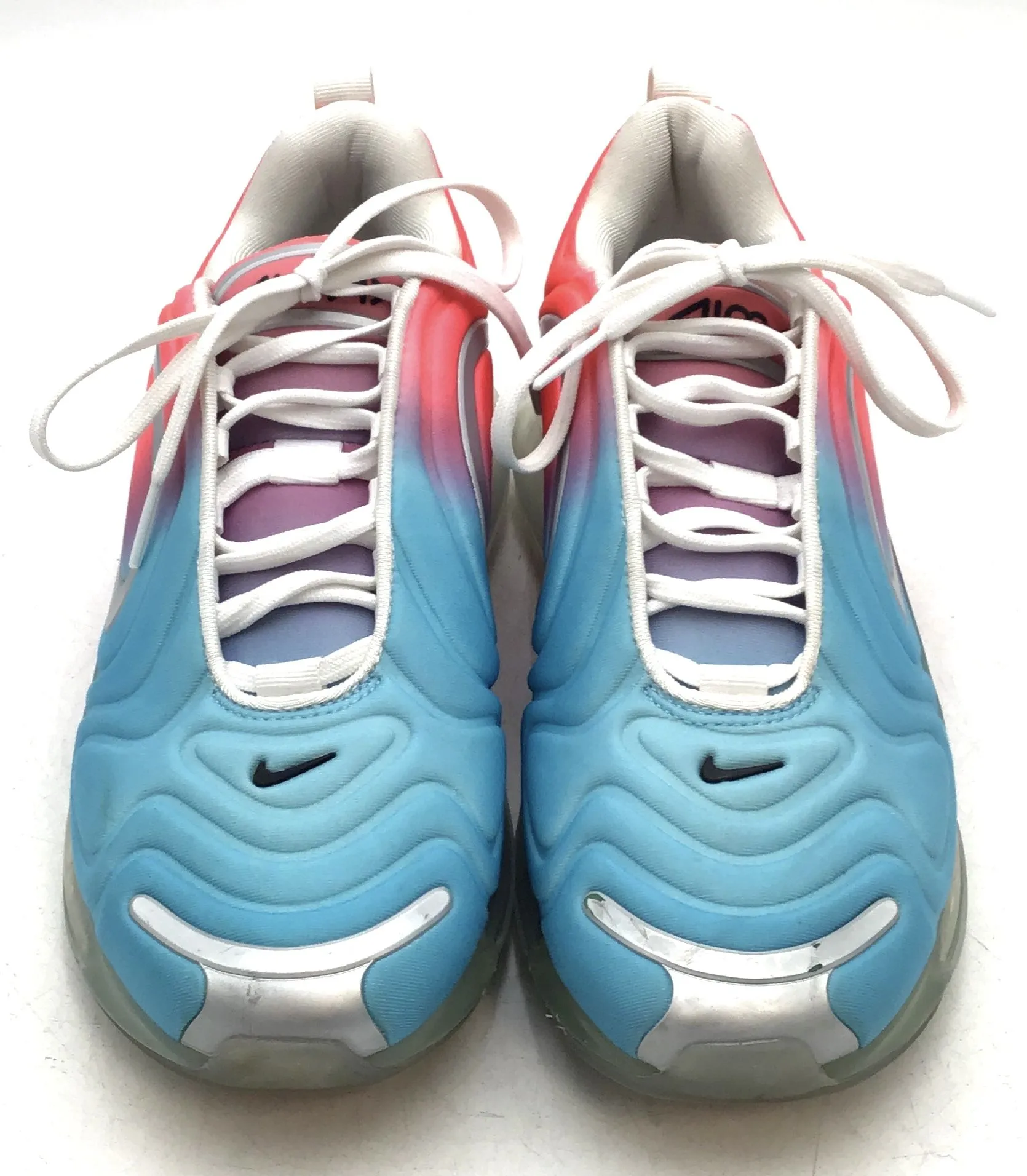 Nike Women's Air Max 720 AR9293-600 Pink Blue Athletic Shoes - Size 9