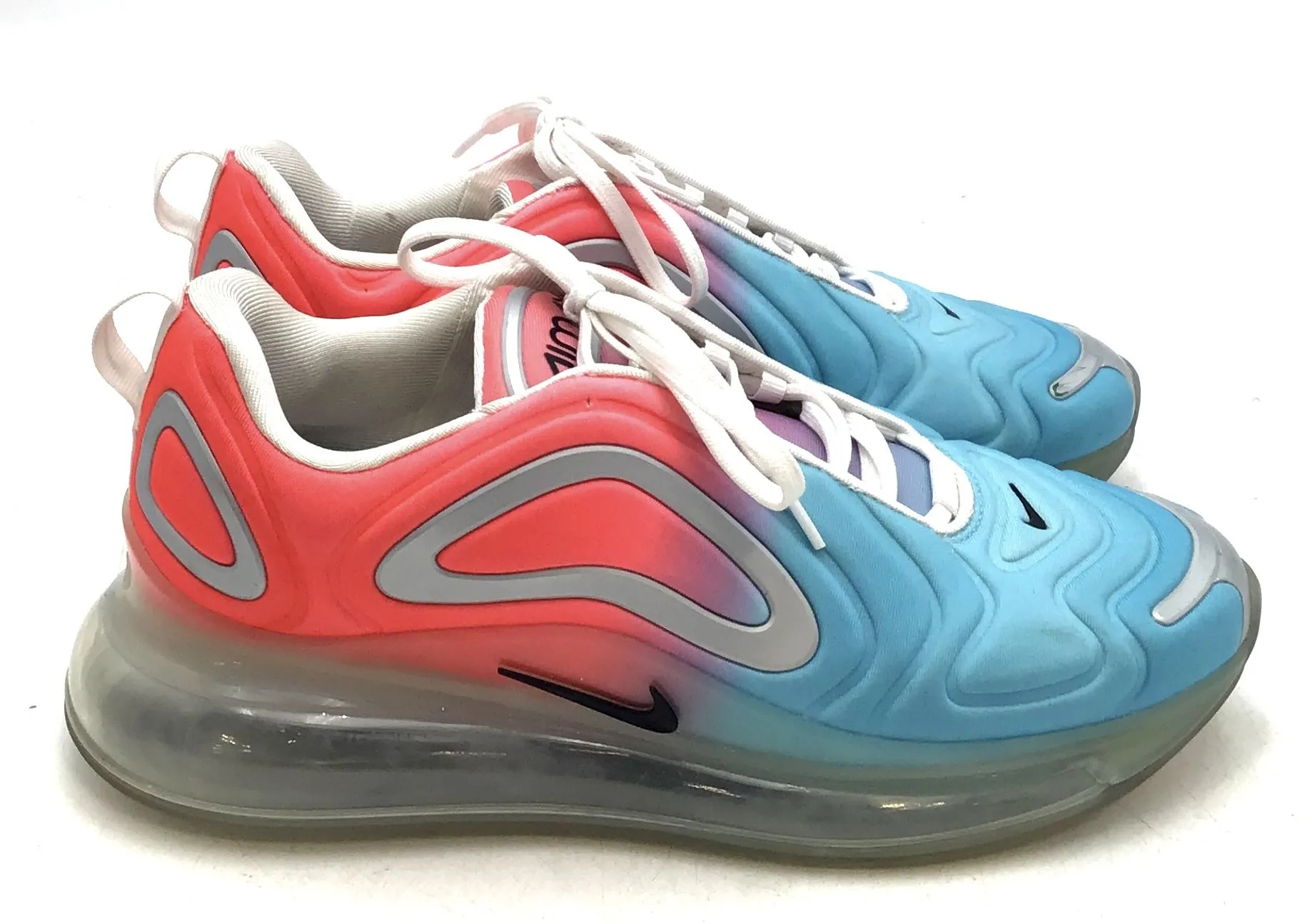 Nike Women's Air Max 720 AR9293-600 Pink Blue Athletic Shoes - Size 9