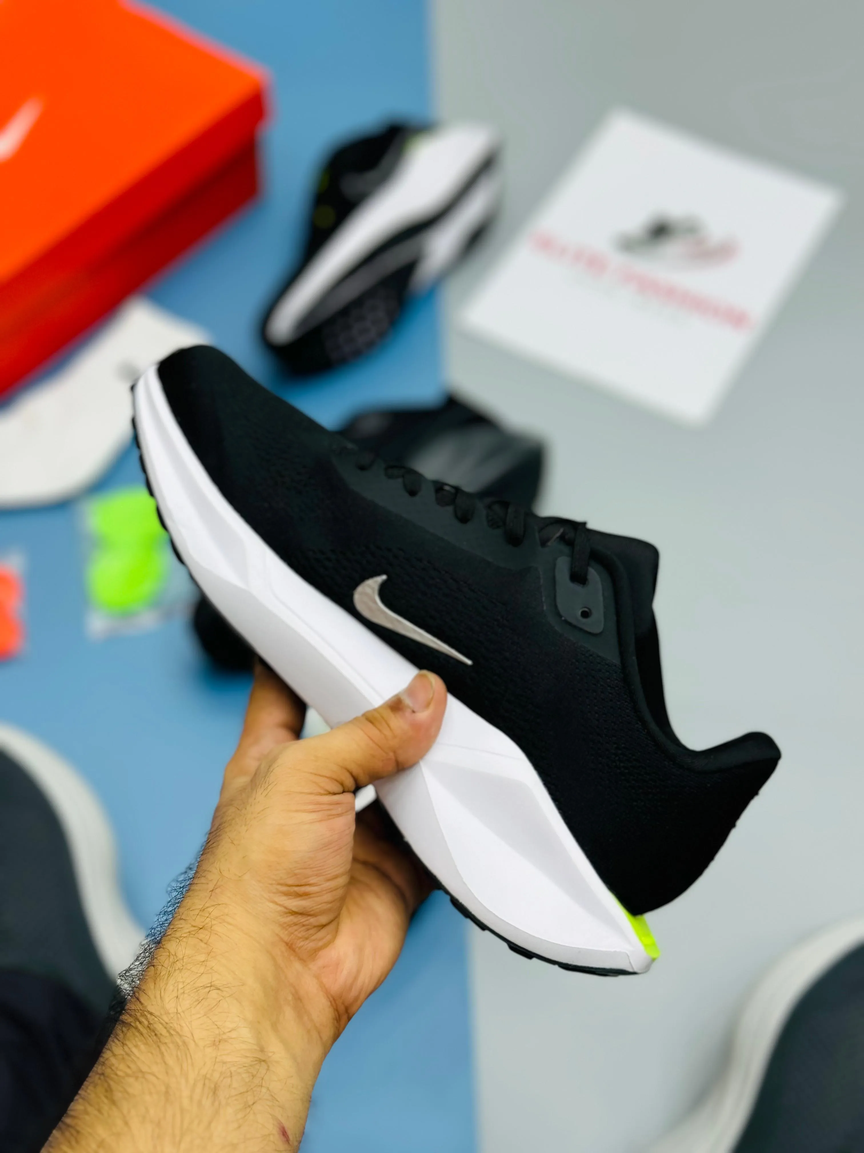 NK REACT PEGASUS 41-Black Red (TOP PREMIUM)