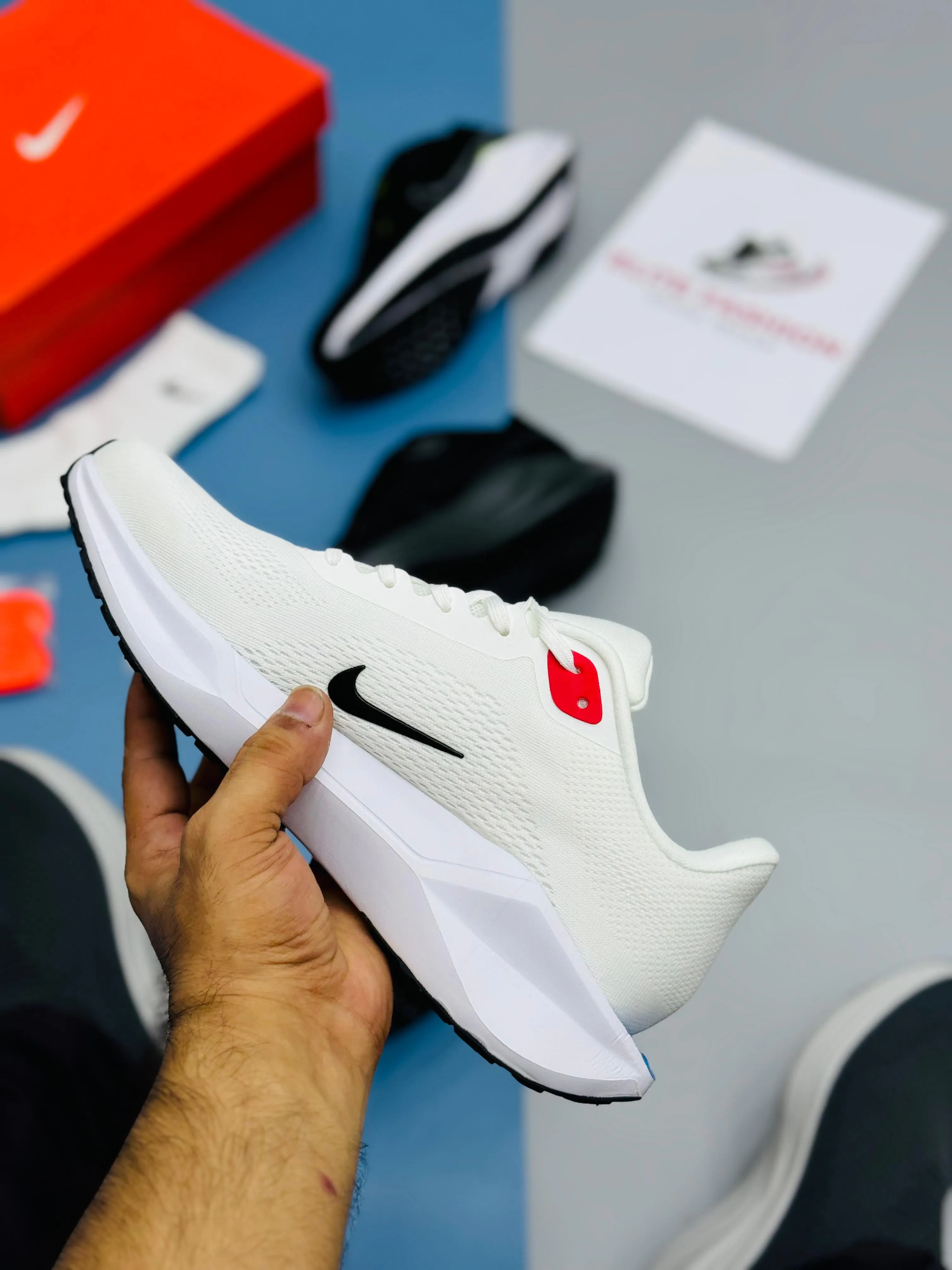 NK REACT PEGASUS 41-Black Red (TOP PREMIUM)