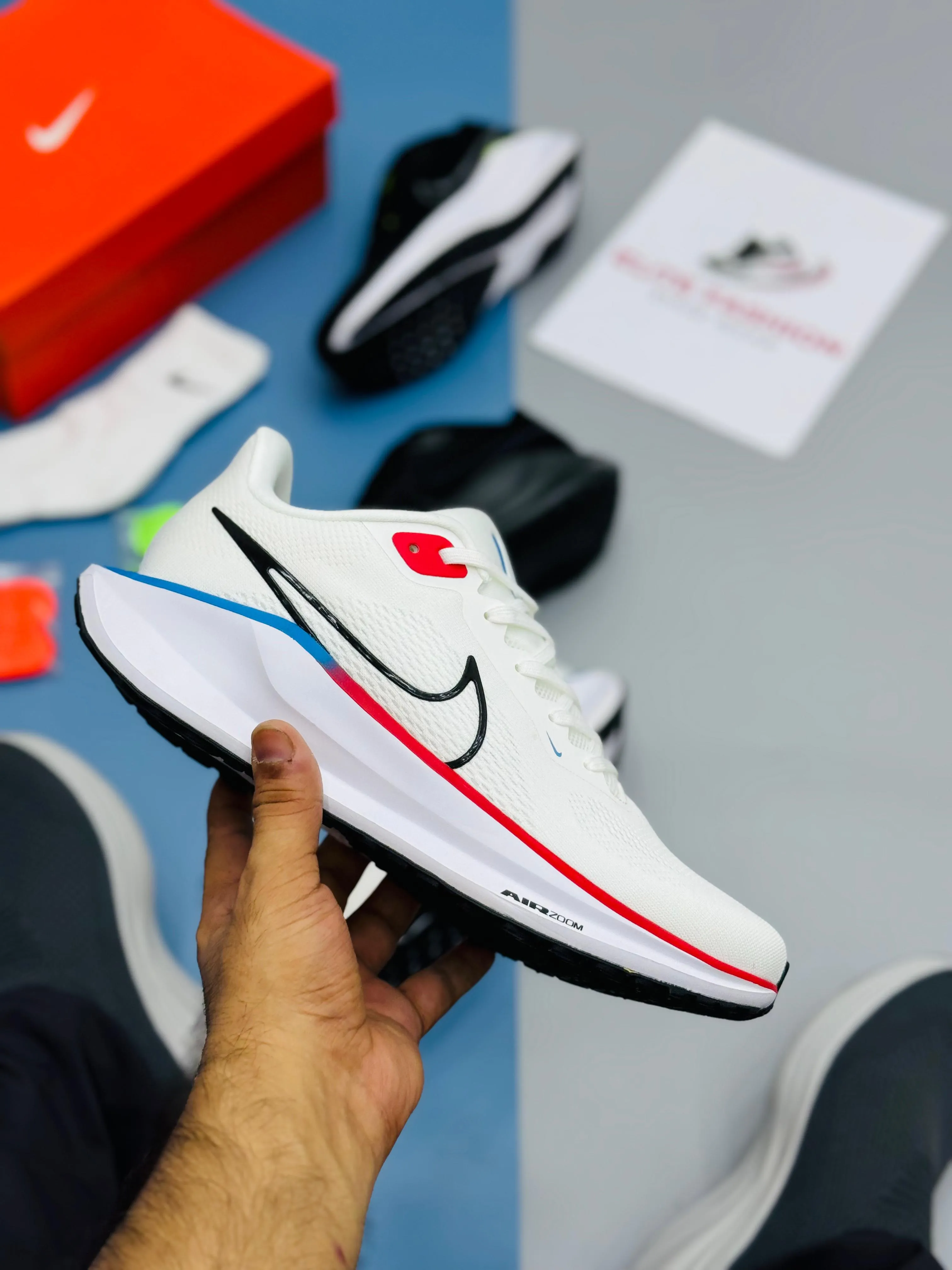 NK REACT PEGASUS 41-Black Red (TOP PREMIUM)