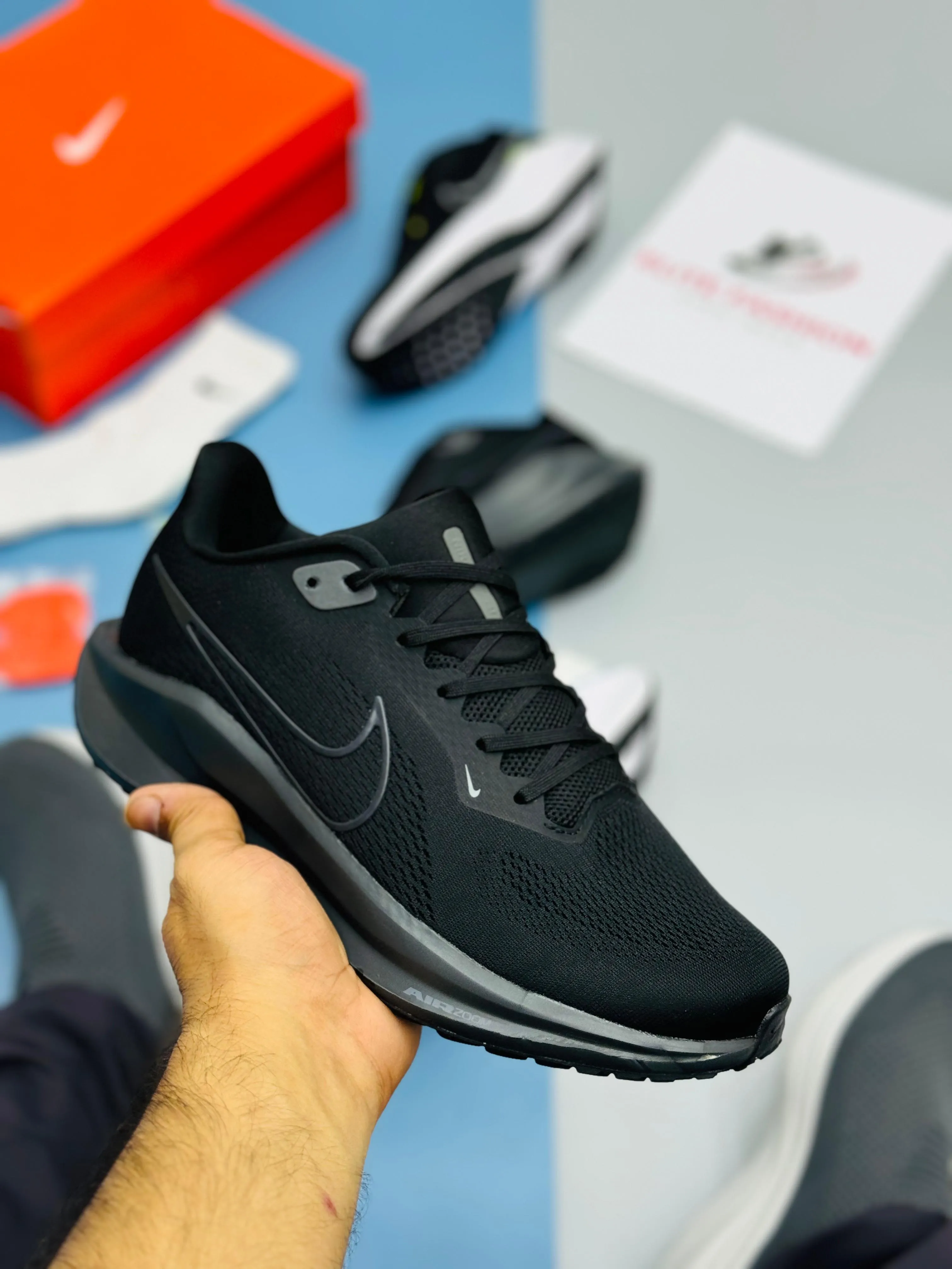 NK REACT PEGASUS 41-Black Red (TOP PREMIUM)