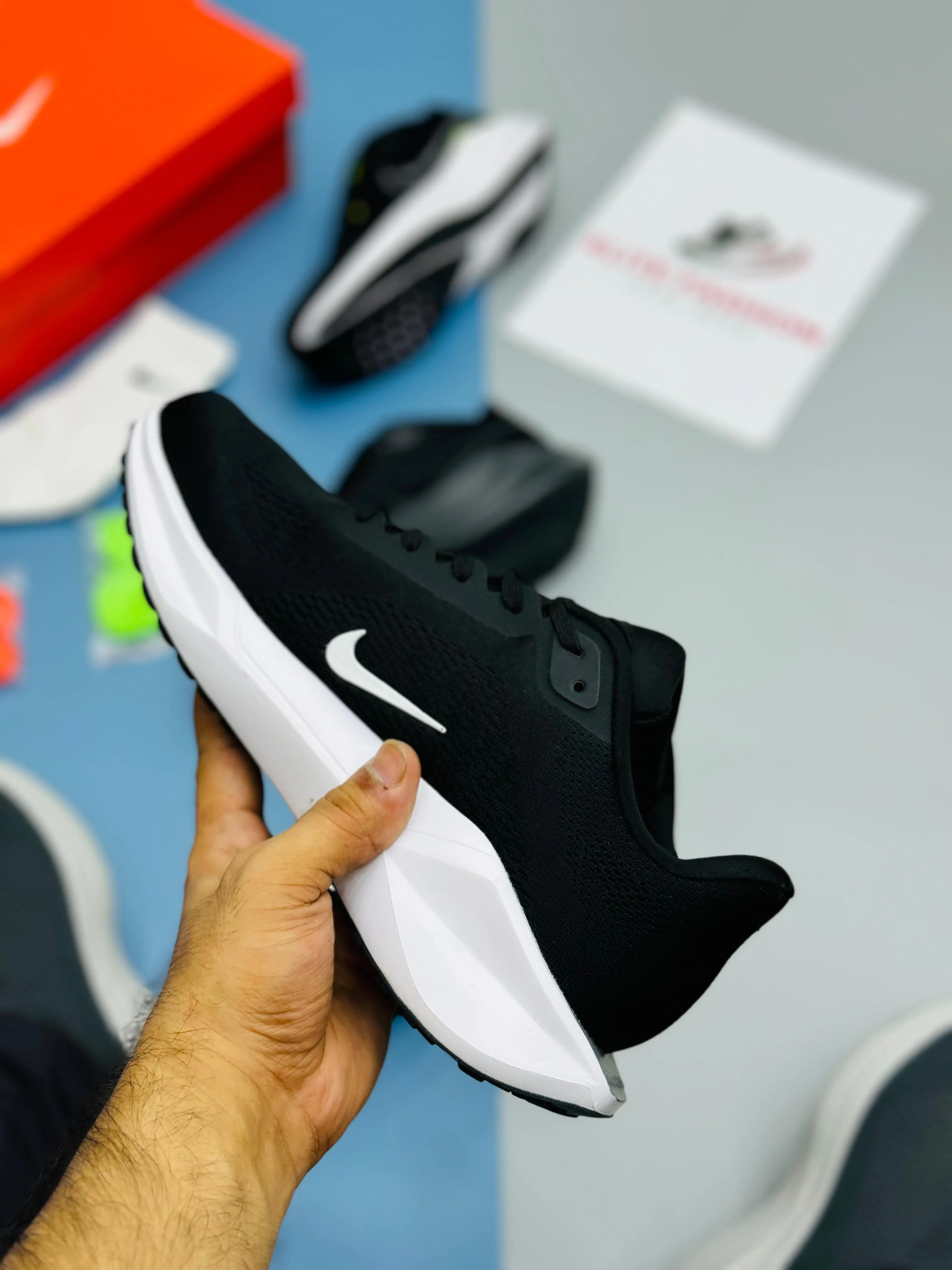 NK REACT PEGASUS 41-Black Red (TOP PREMIUM)
