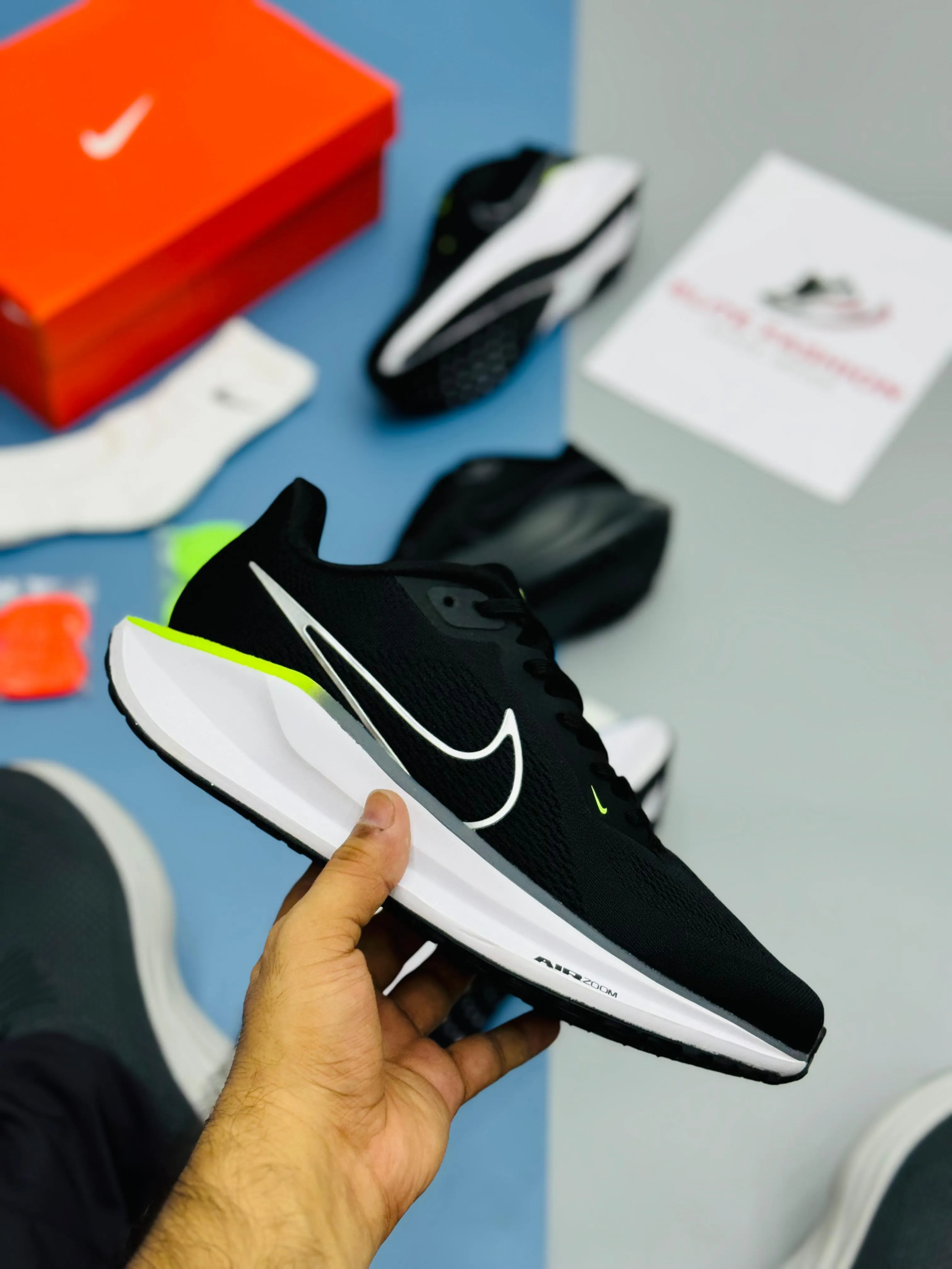NK REACT PEGASUS 41-Black Red (TOP PREMIUM)