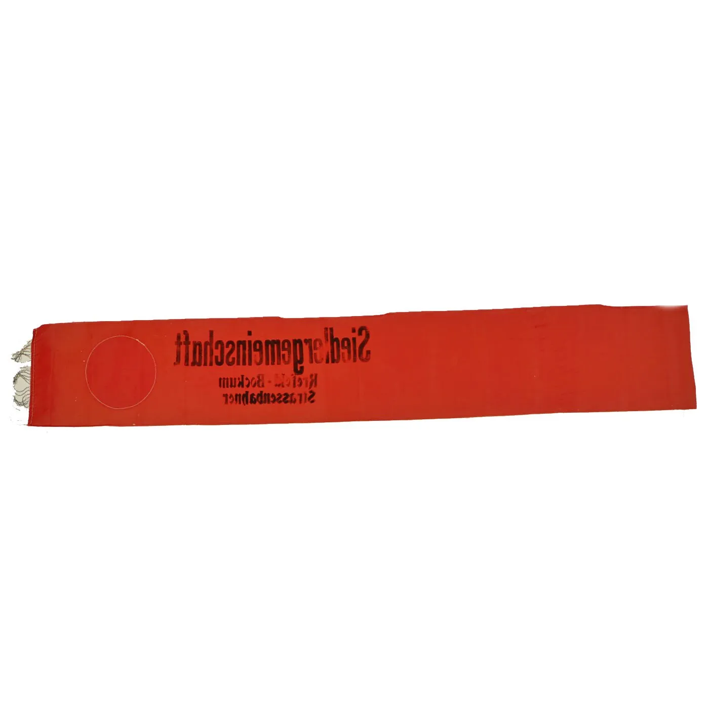 Original German WWII USGI Bring Back Partial Fringed Funeral Sash and Small NSDAP Party Flag