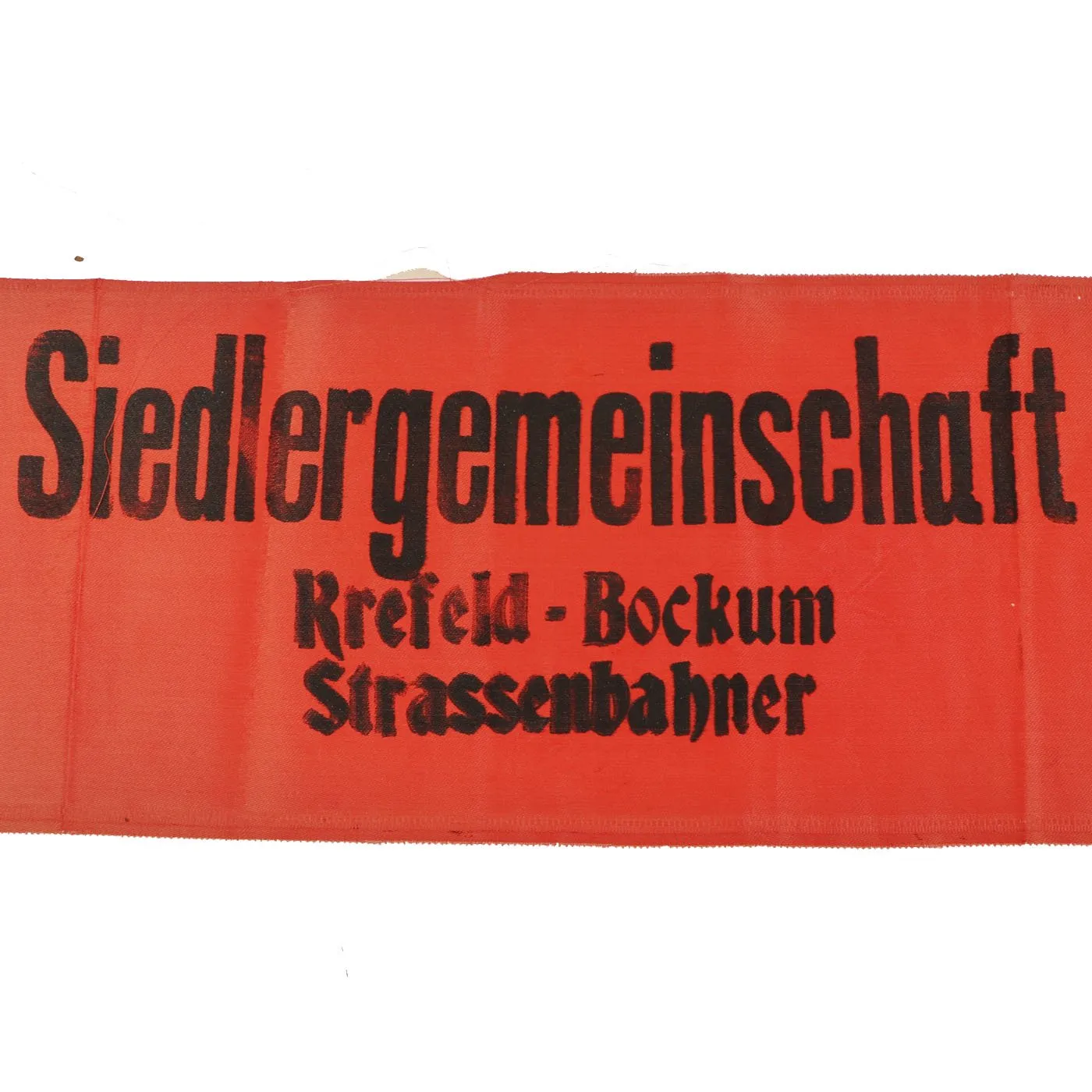 Original German WWII USGI Bring Back Partial Fringed Funeral Sash and Small NSDAP Party Flag