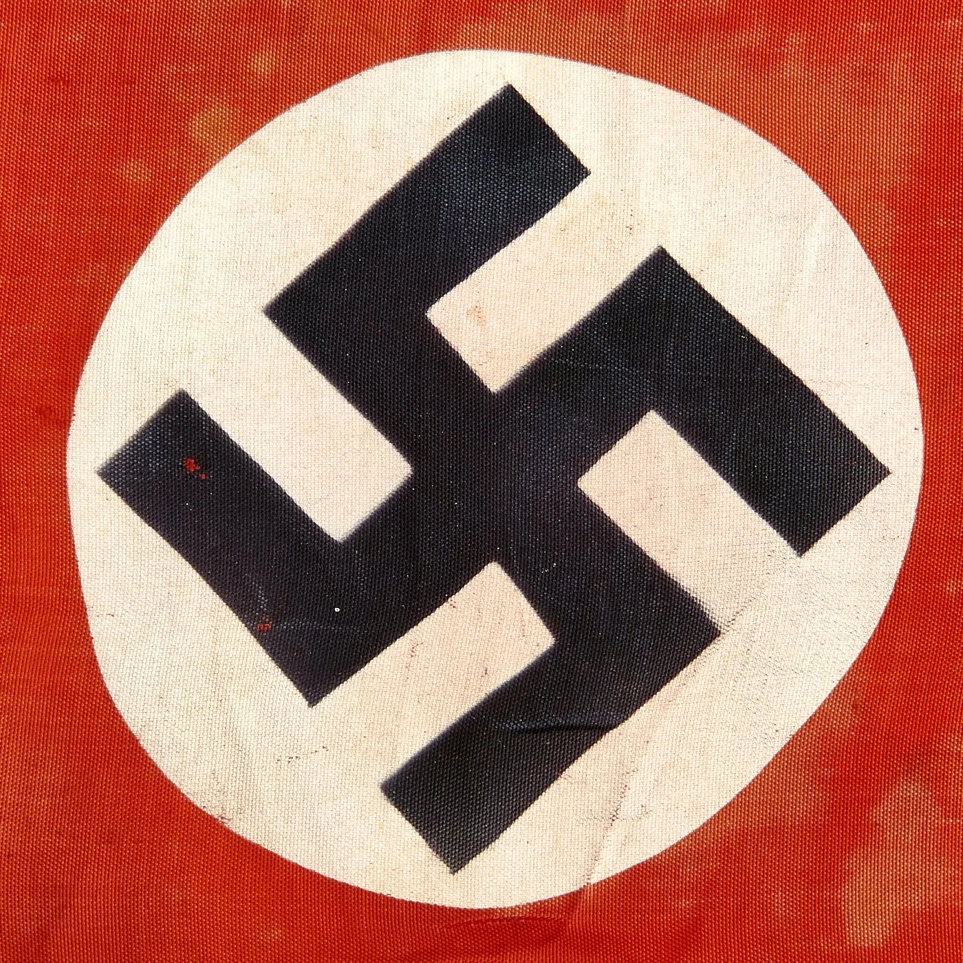 Original German WWII USGI Bring Back Set of Two Partial Funeral Sashes with Fringes & Markings