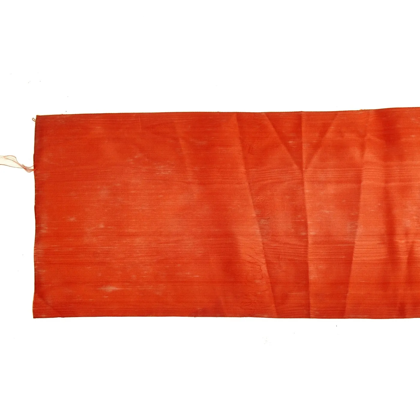 Original German WWII USGI Bring Back Set of Two Partial Funeral Sashes with Fringes & Markings