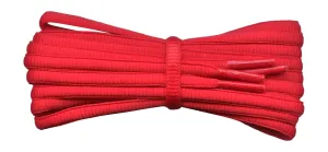 Oval Red Trainer Shoelaces