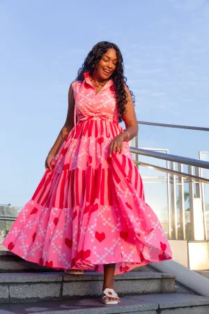 PATTE - Pink Heart (Sleeveless)
