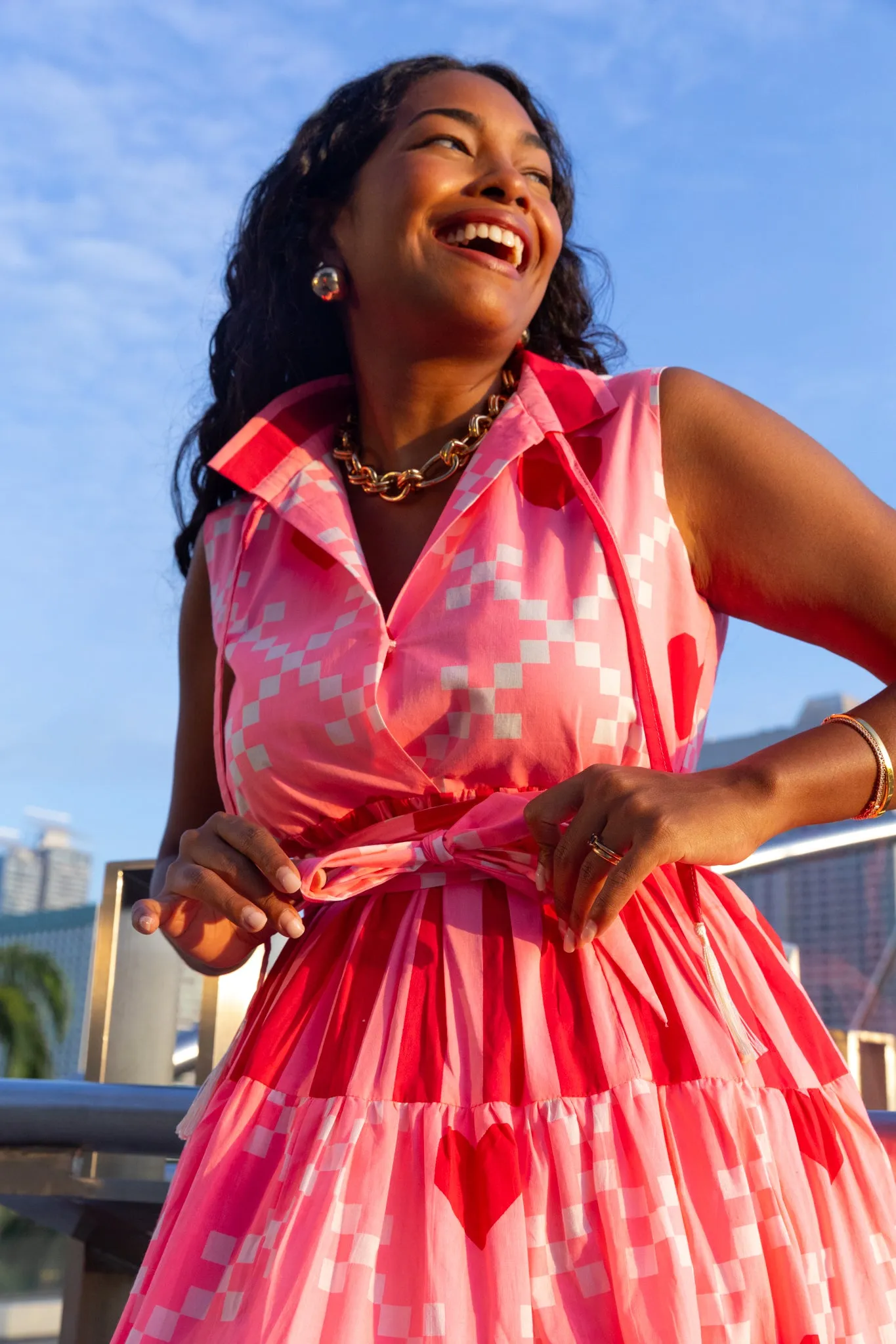 PATTE - Pink Heart (Sleeveless)