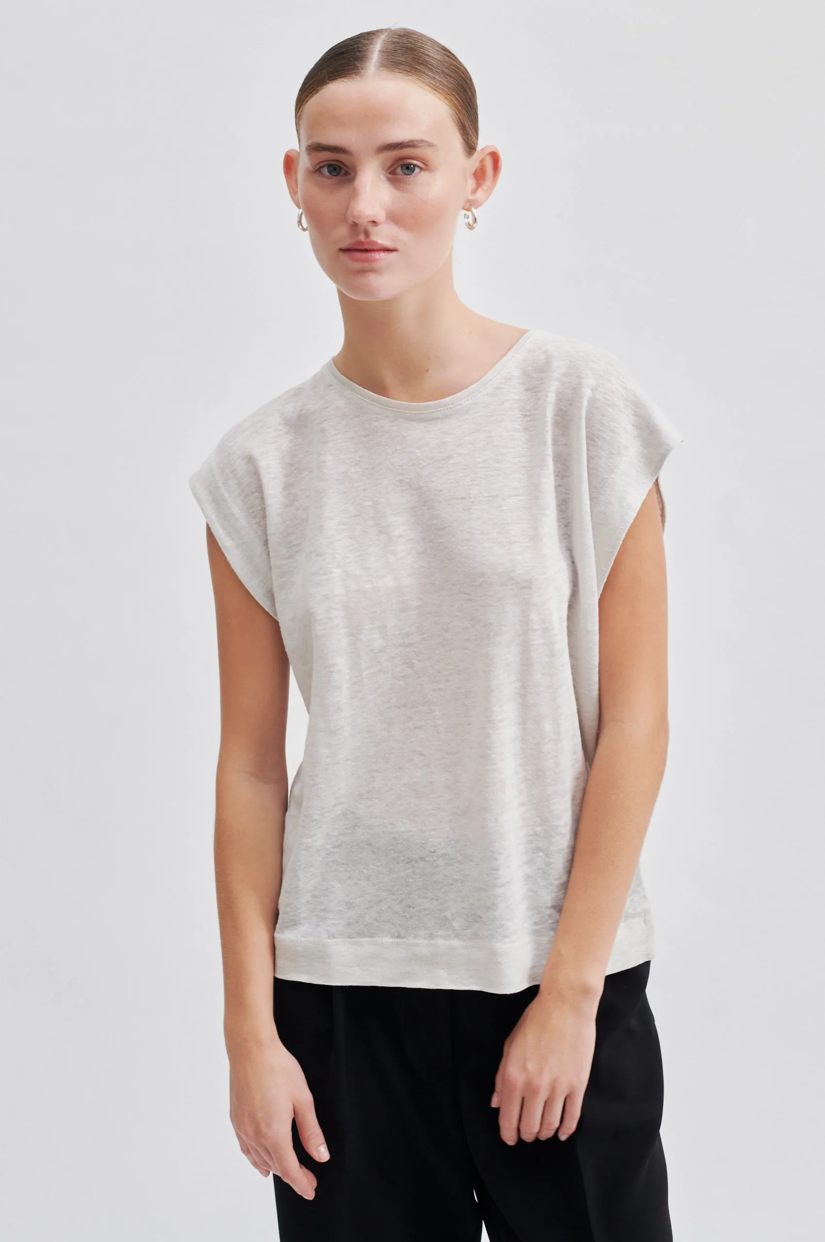 Peony Top White