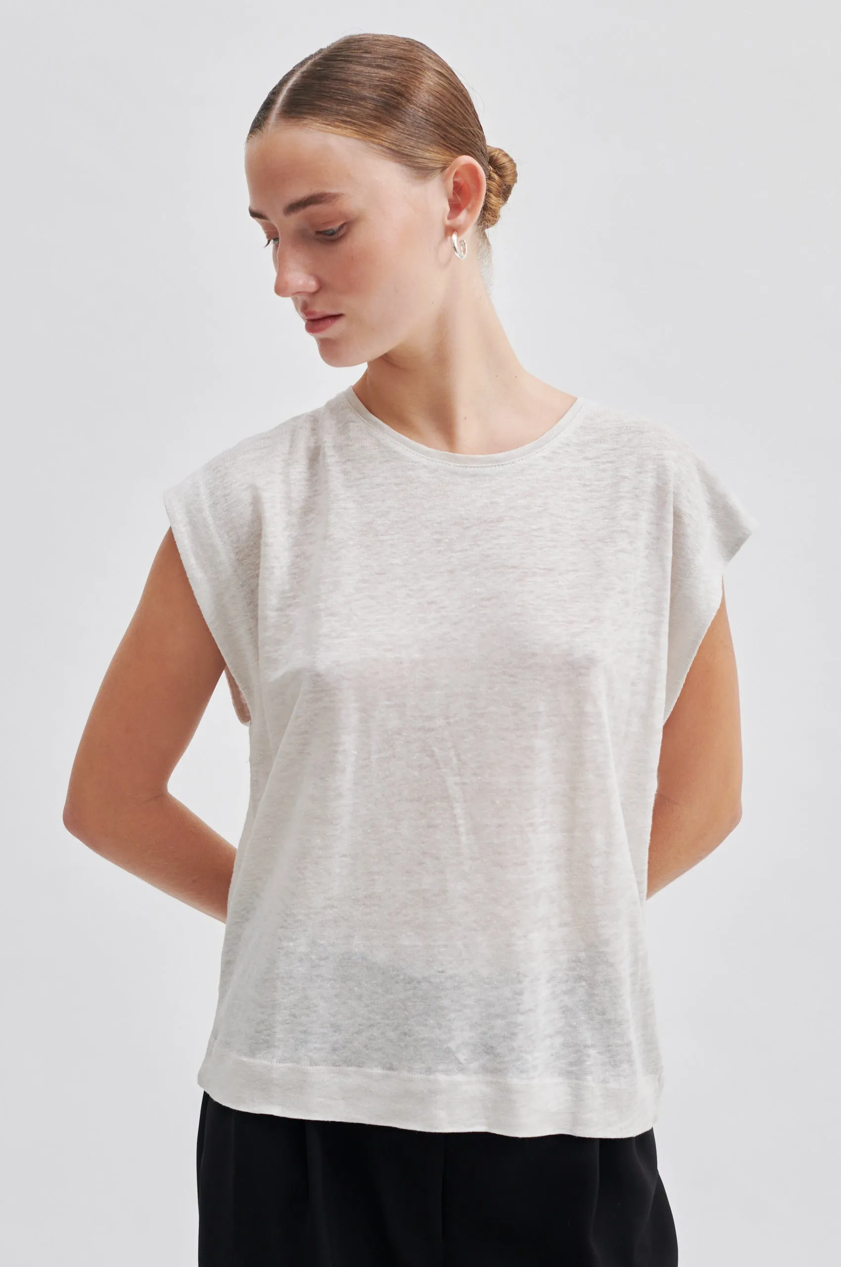 Peony Top White