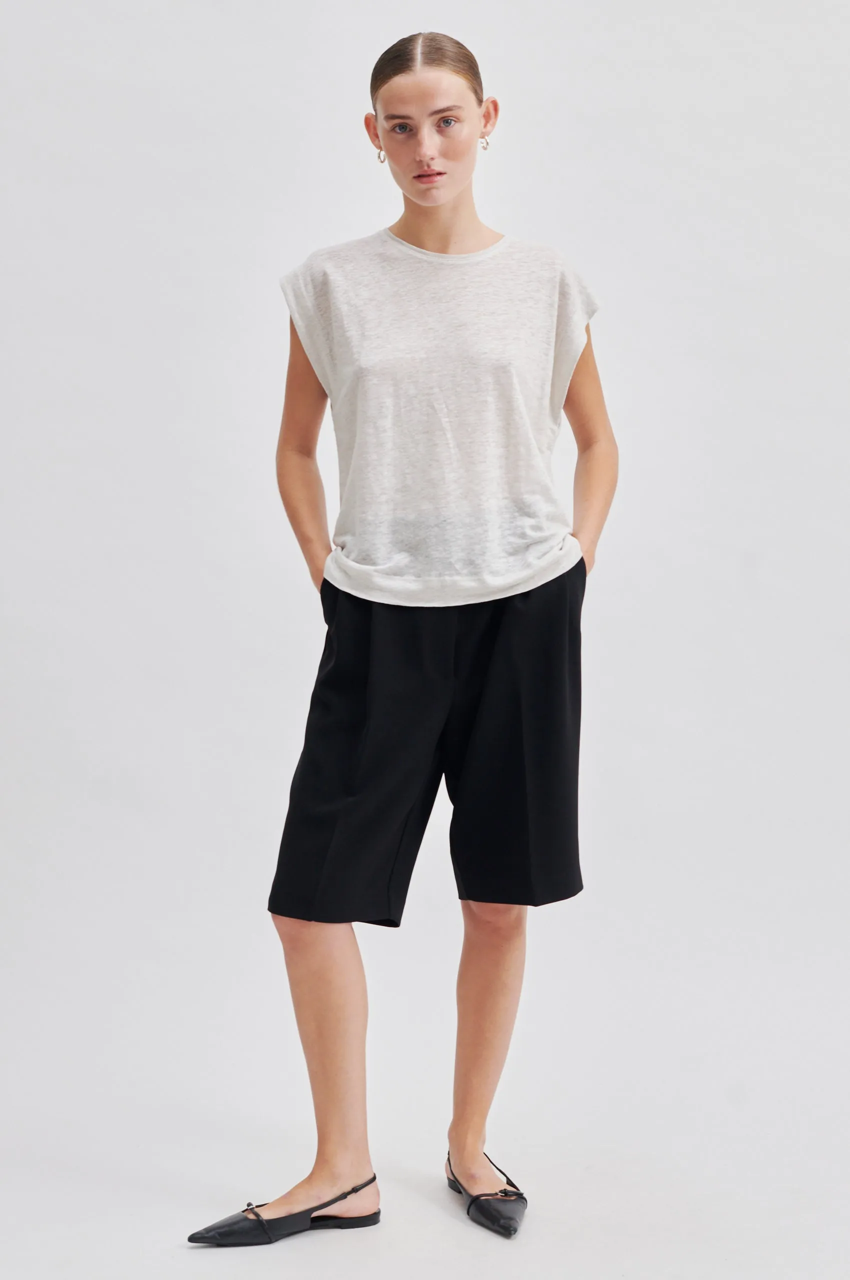 Peony Top White