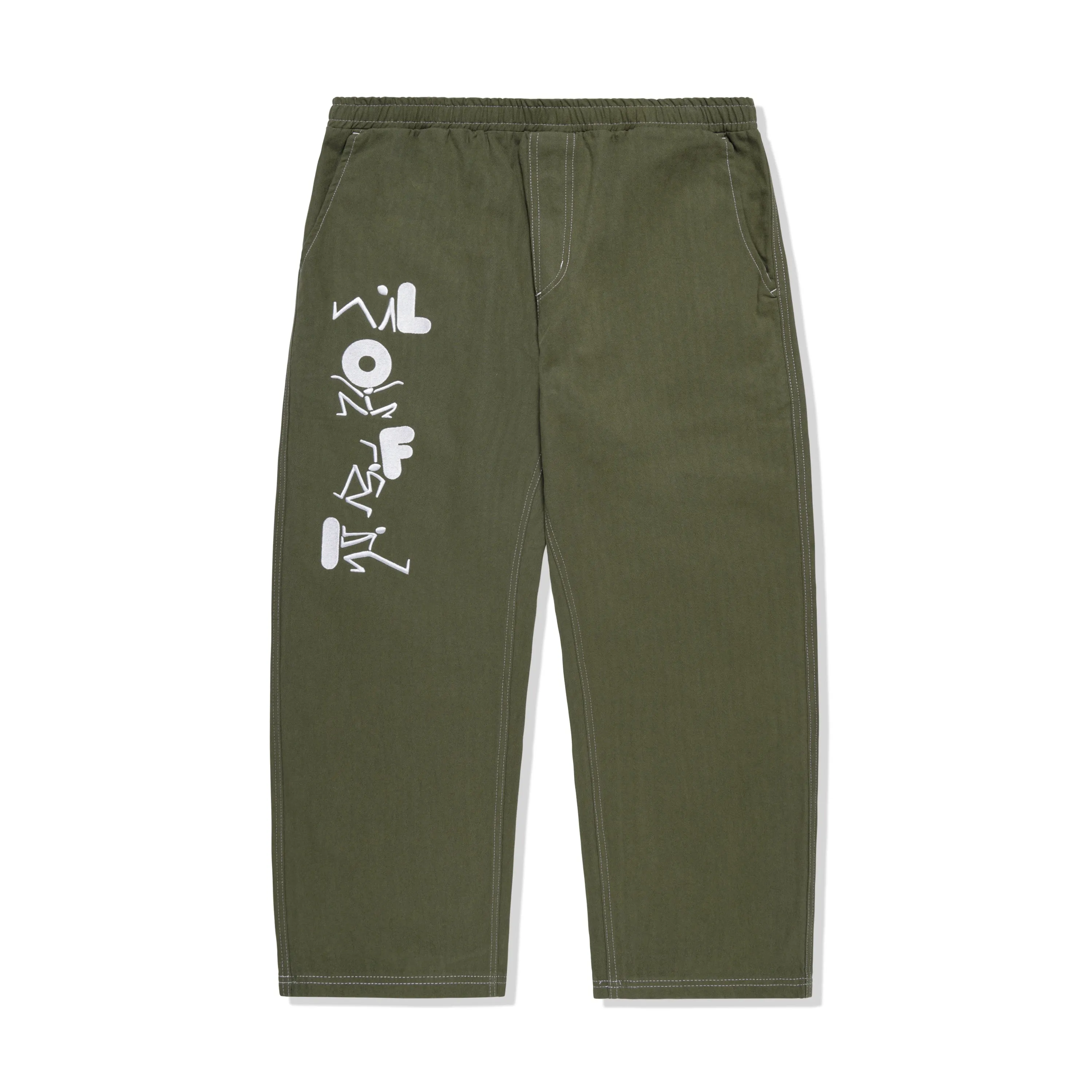 Performing Arts Herringbone Pants, Army