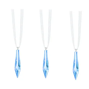 Prisms for Windows Swarovski Crystals Medium Sapphire Drop Prisms, 3 Pcs