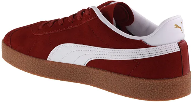 Puma Trainers Mens Club Red White Gum