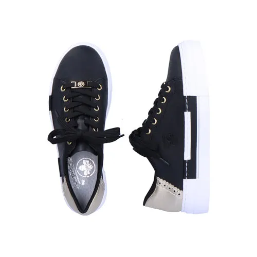 Rieker Ladies Trainers - N4931-00 - Black