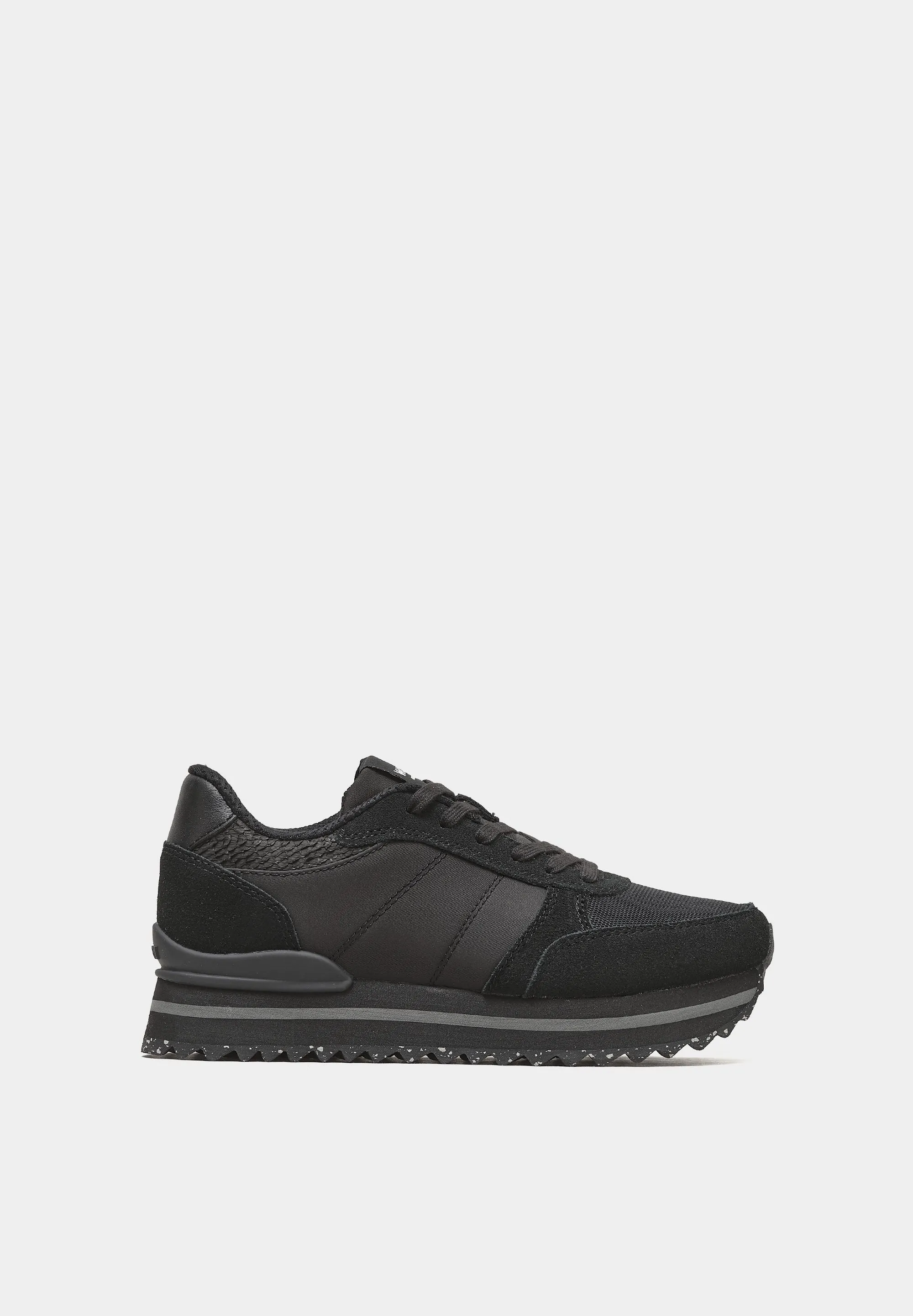 Ronja Plateau Black Suede