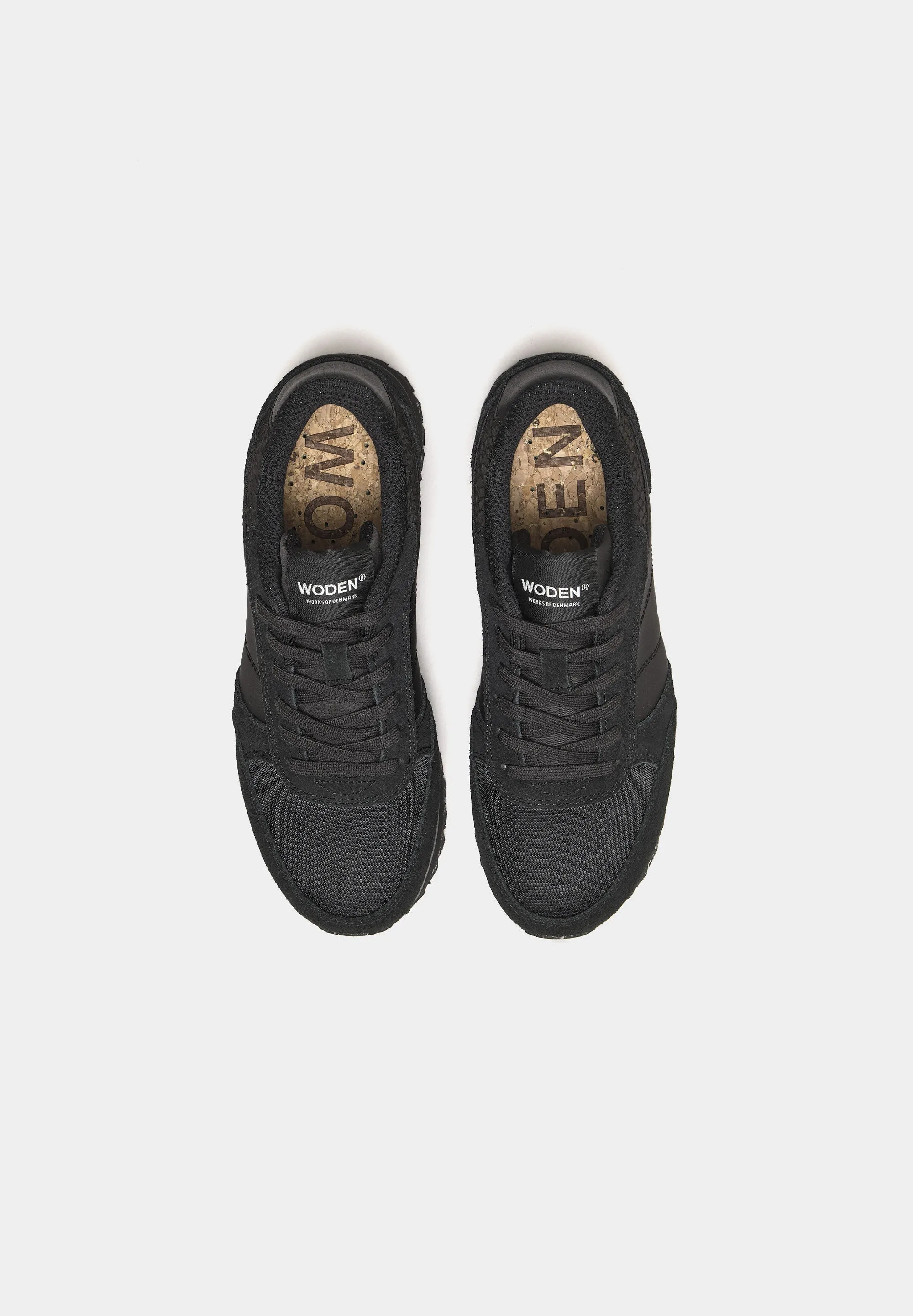 Ronja Plateau Black Suede