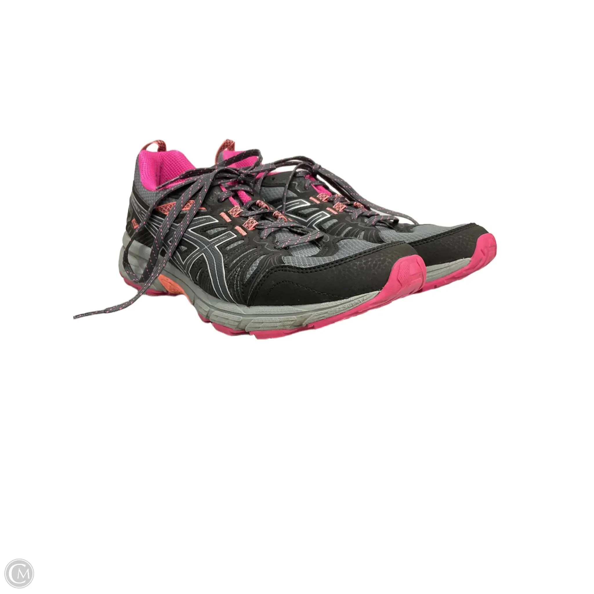 Shoes Athletic By Asics In Black & Grey, Size: 9.5