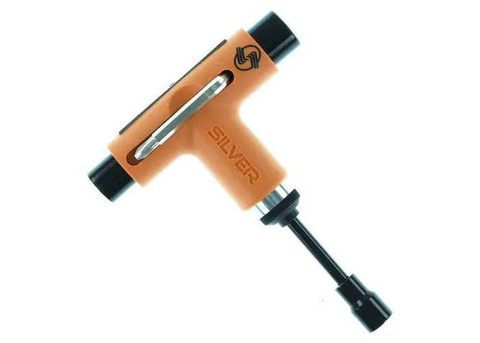 SILVER SKATEBOARD RATCHET TOOL