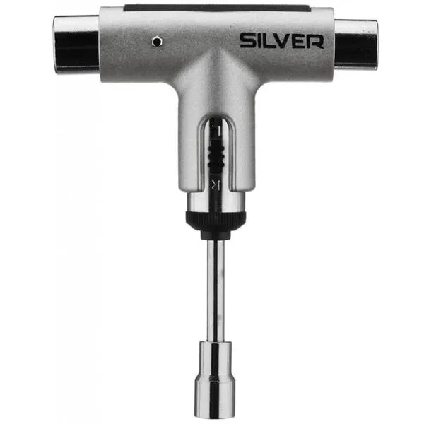 SILVER SKATEBOARD RATCHET TOOL