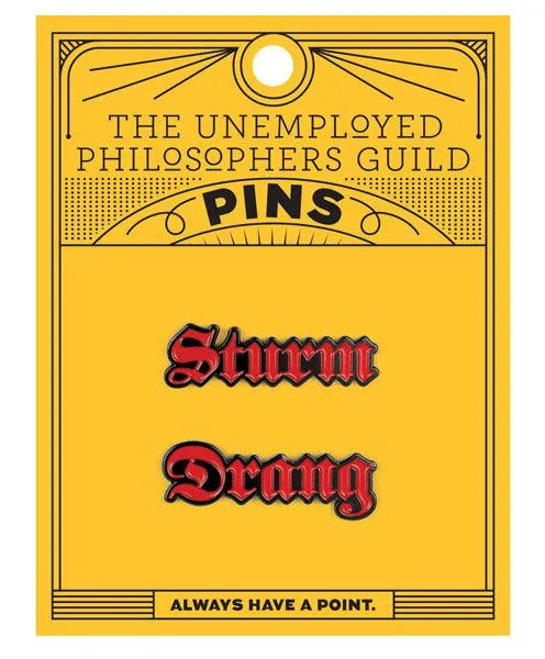Sturm und Drang Enamel Pin Set