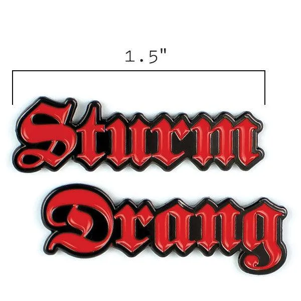 Sturm und Drang Enamel Pin Set