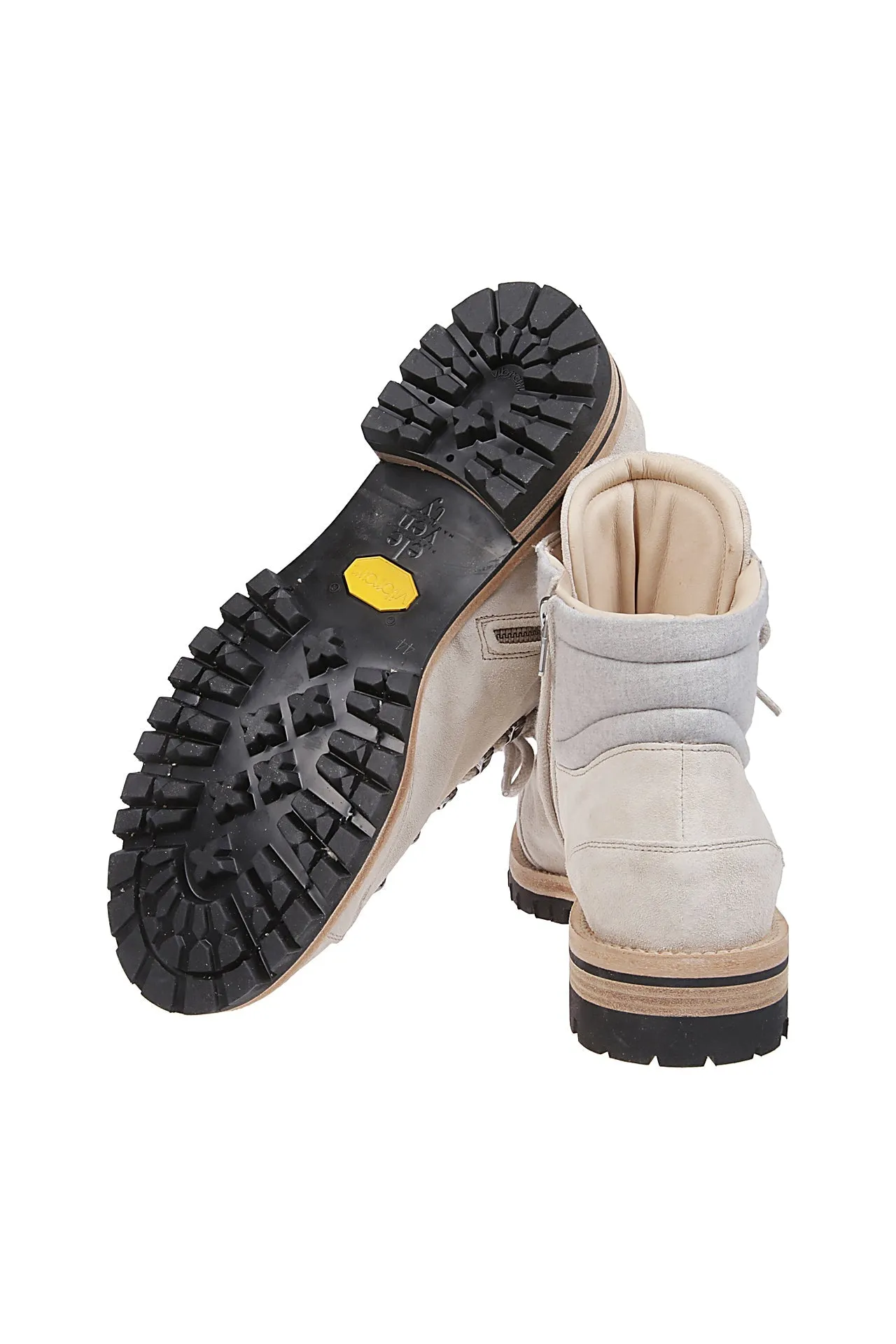 SUEDE AND FLANNEL SHOES
