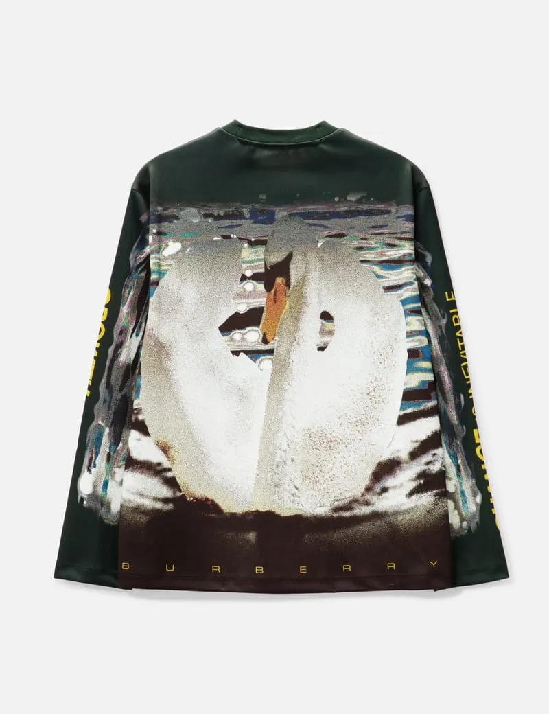 Swan Print Top