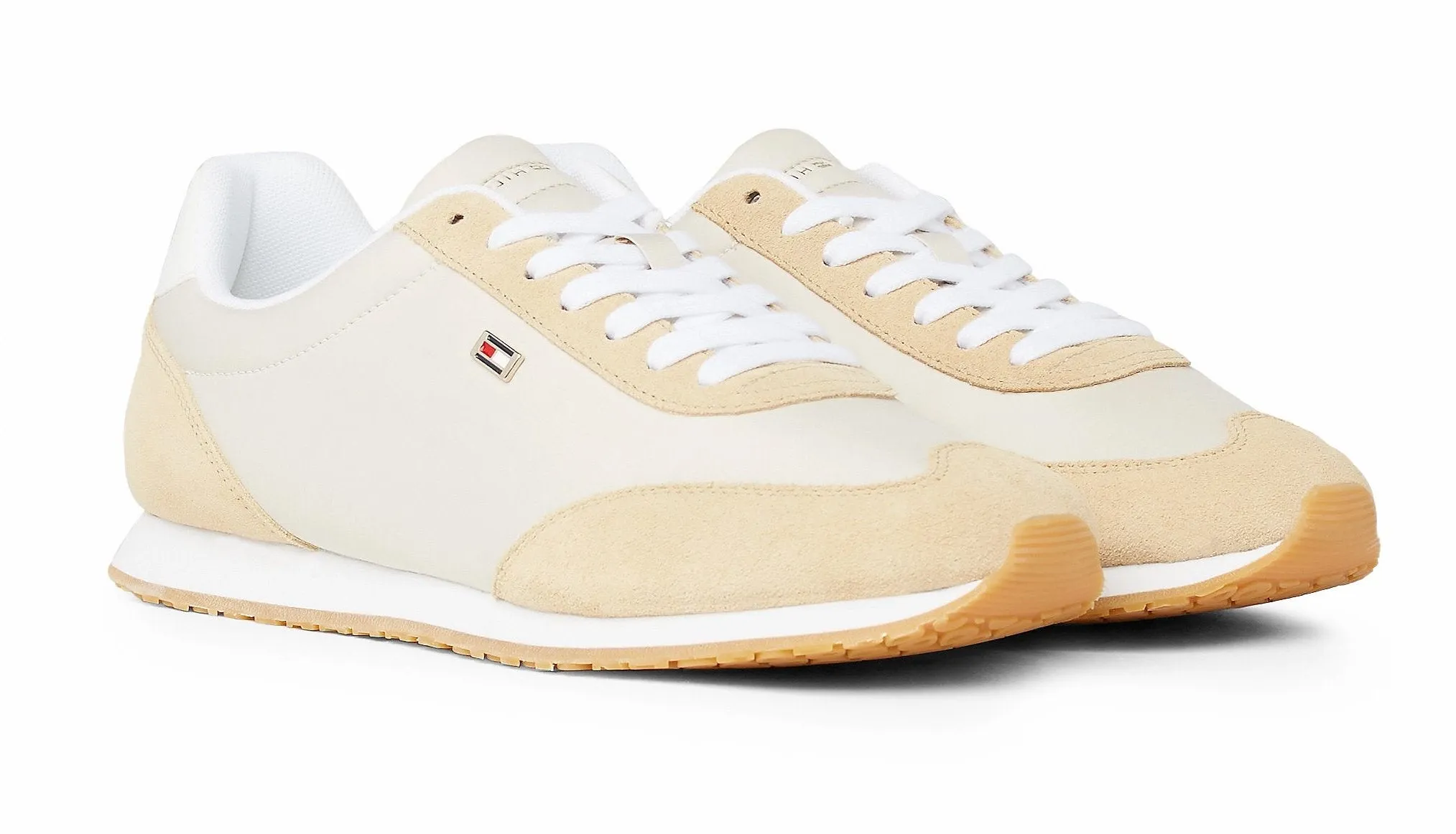 TOMMY HILFIGER Heritage Suede Flag Runner Trainers