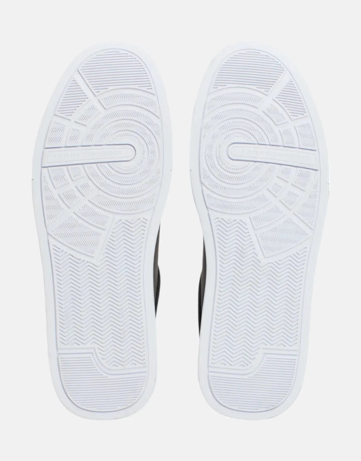 Tommy Hilfiger The Court Leather Grain Black Sneakers