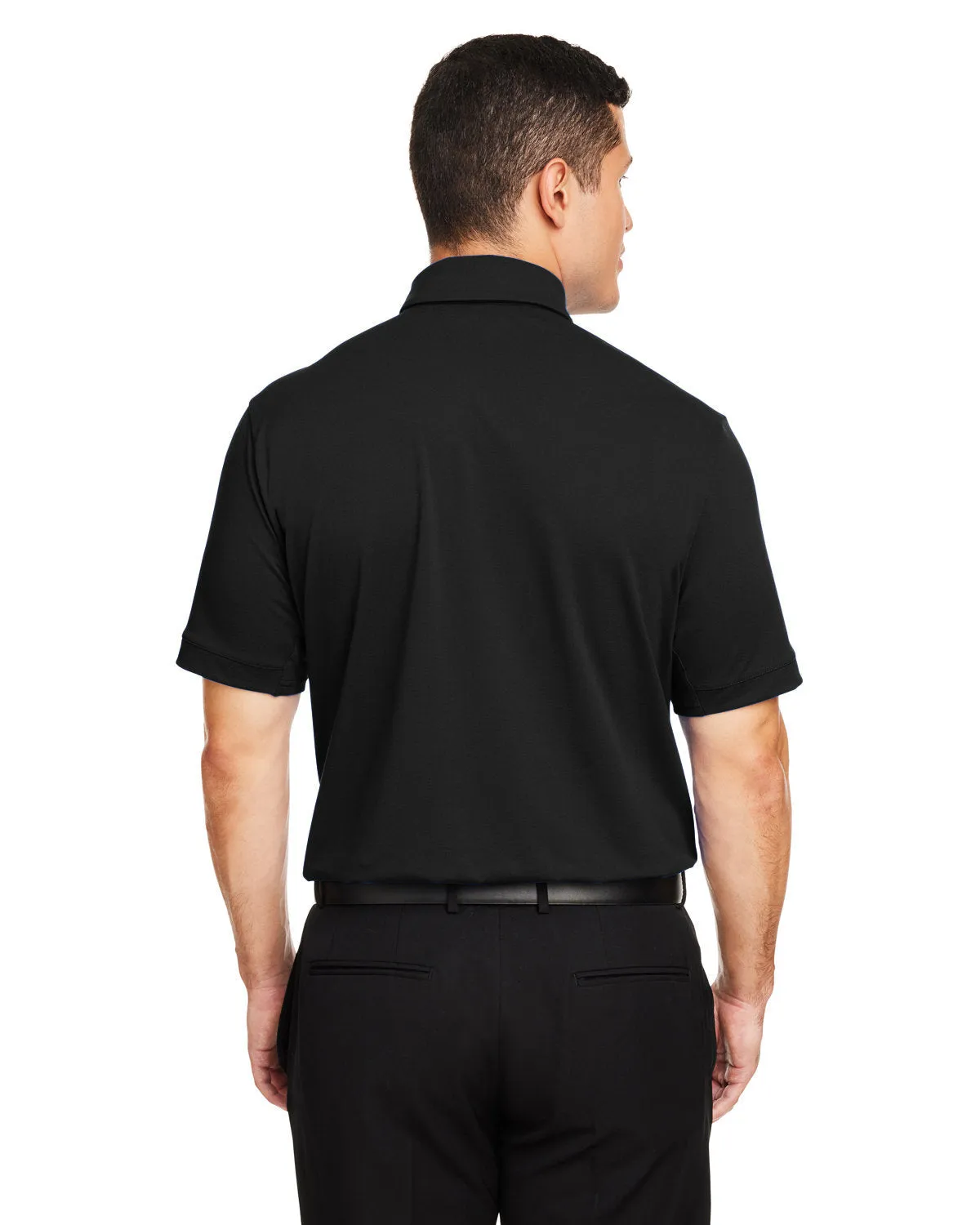 Under Armour Mens Title Branded Polos, Black