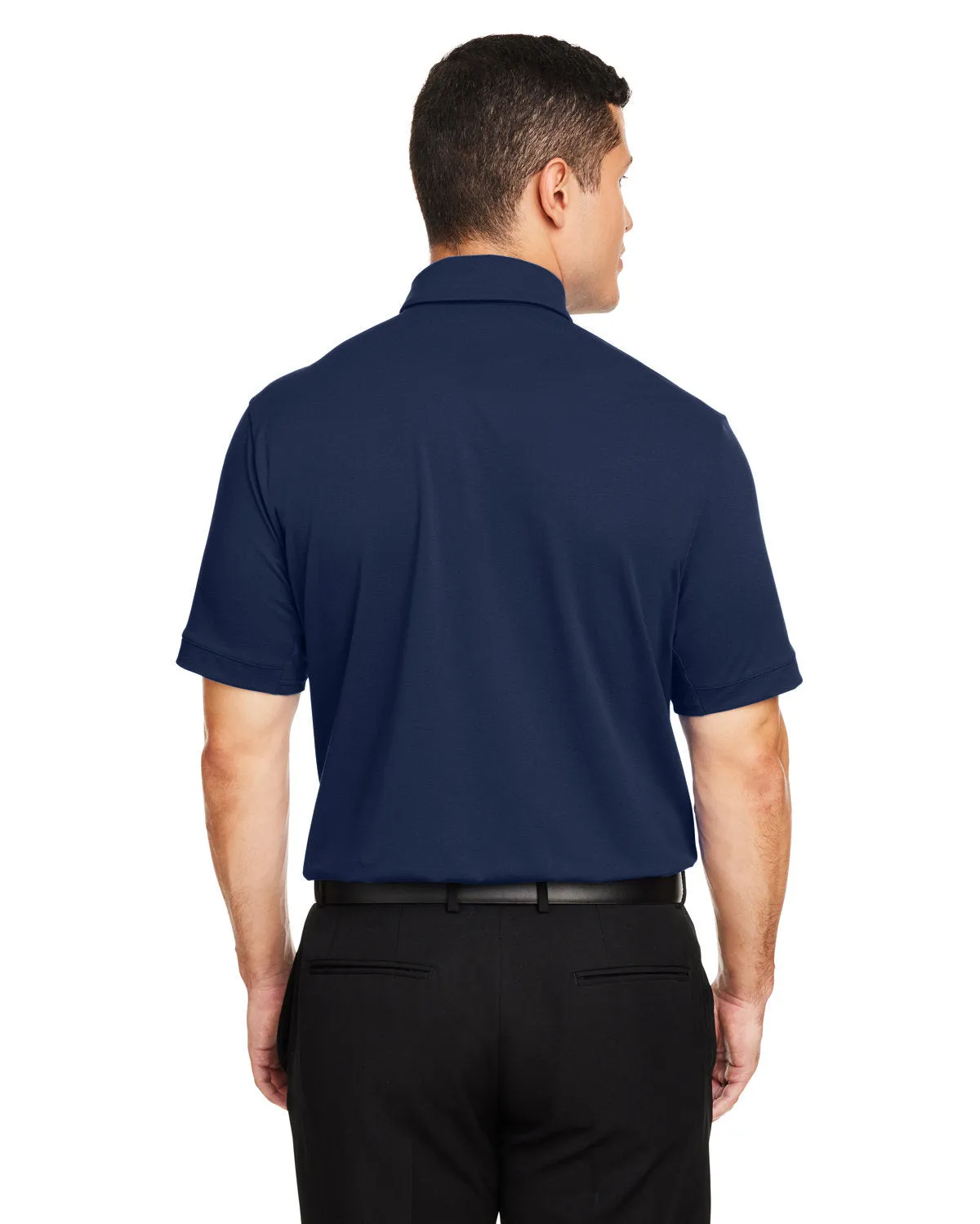 Under Armour Mens Title Customized Polos, Medium Navy